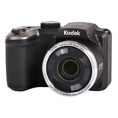 Fotocamera Bridge PixPro AZ251 - Nero + Obiettivo Kodak PixPro Aspheric HD Zoom 25X Grandangolo 24-600mm f/3.7-6.2 f/3.7-6.2