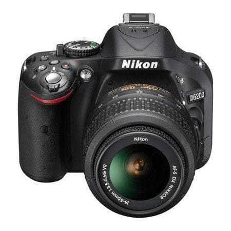 SLR D5200 - Nero + Nikon AF-X DX Nikkor 18-55mm f/3.5-5.6GVR f/3.5-5.6