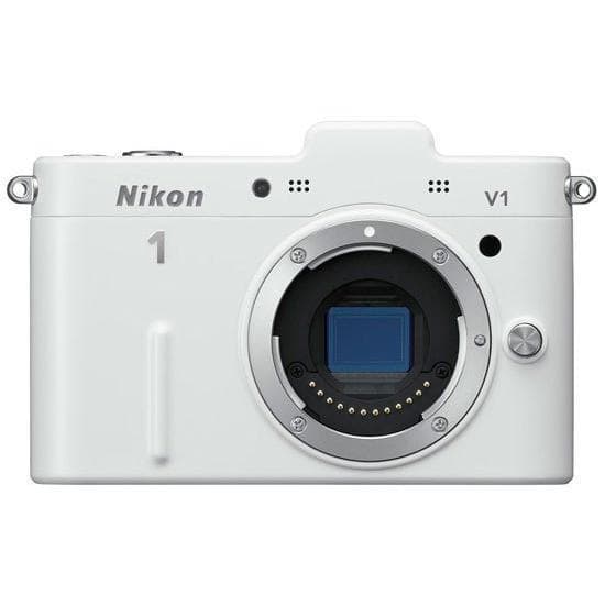 1 V1 - White + Nikon Hybride - Nikon 1 V1 White + Nikkor 1 10-30mm f/3.8-5.6