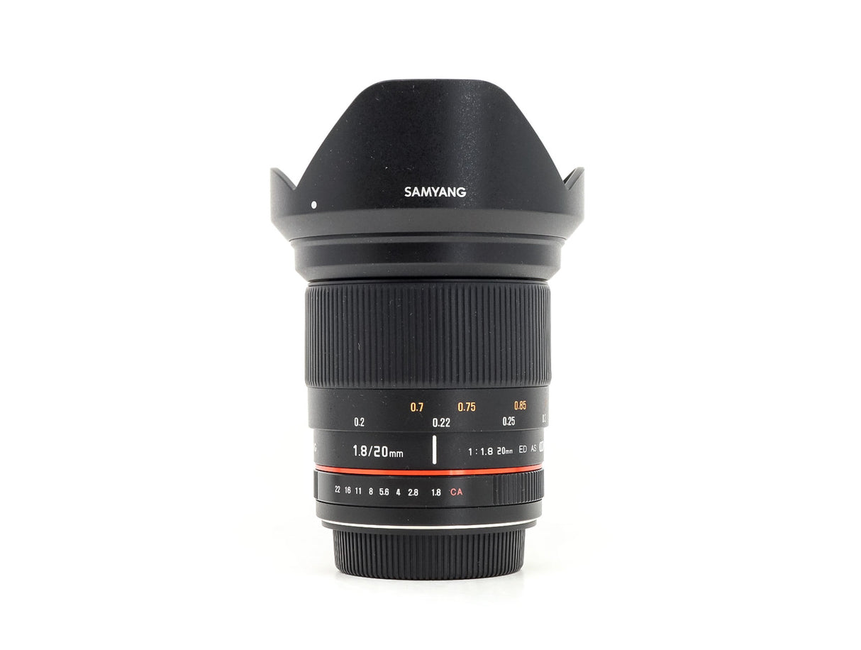 Samyang 20mm f/1.8 ED COME SE UMC - Canon EF Fit