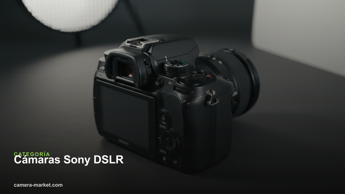 Cámaras Sony DSLR — Camera Market
