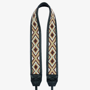 Jaipur #110 - Fabric & Leather camera strap