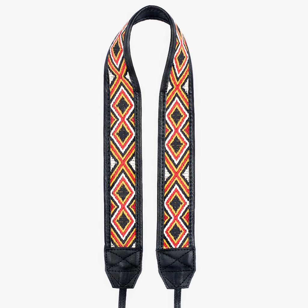 Jaipur #109 - Fabric & Leather camera strap · immagine principale