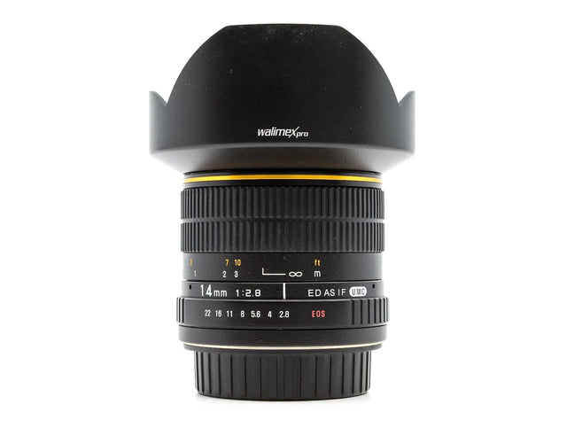 Walimex Pro 14mm f/2.8 ED AS IF UMC - Canon EF Fit - segunda mano - excelente estado - foto principal - SKU 3785833 - Camera 