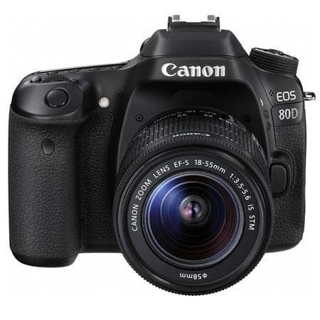 EOS 80D SLR - Nero + Canon Canon EF-S 18-55mm f/3.5-5.6 IS STM f/3.5-5.6  · immagine principale