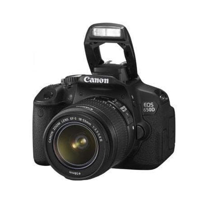 EOS 650D SLR - Black + Canon Canon EF-S 18-55 mm f/3.5-5.6 IS II f/3.5-5.6 