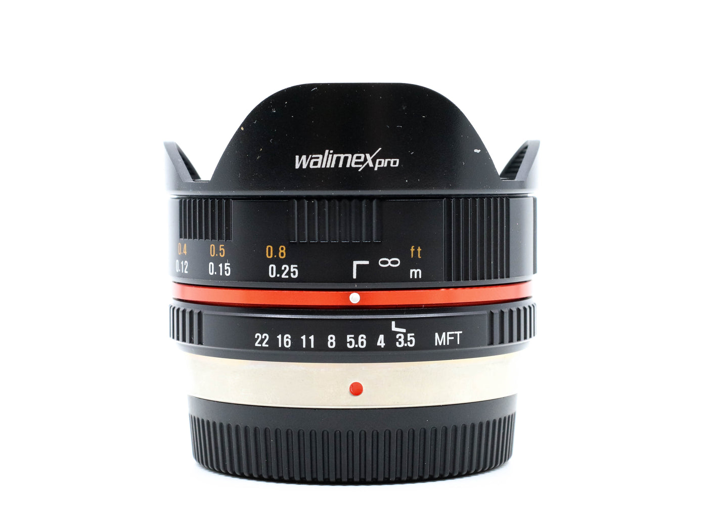 Walimex Pro 7,5 mm f/3,5 Fisheye - Compatibile con Micro Quattro Terzi · immagine principale