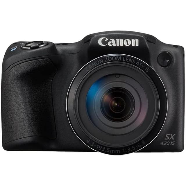 Fotocamera compatta PowerShot SX430 IS - Nera + Obiettivo zoom Canon 45x IS 4,3-193,5 mm f/3,5-6,8 f/3,5-6,8  · immagine principale