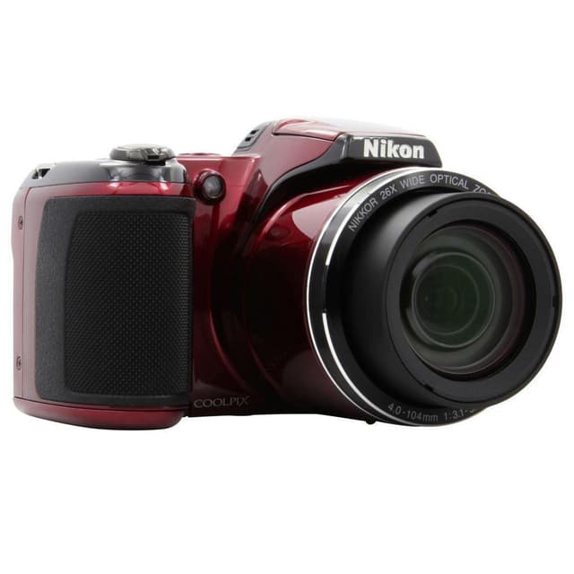 Fotocamera Bridge CoolPix L810 - Rossa + Nikon Nikkor 26X Zoom ottico grandangolare ED VR 4.0-104mm f/3.1-5.9 f/3.1-5.9  · immagine principale