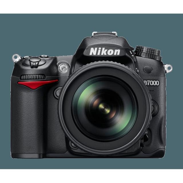 D7000 Spiegelreflexkamera - Schwarz + Nikon 18-55mm f/3.5-5.6G AF-S DX Nikkor VR Objektiv · Hauptbild