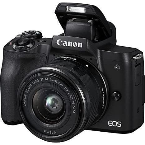 EOS M50 - Nero + Canon Canon EOS M50 + Obiettivo zoom Canon EF-M 15-45mm f/3.5-6.3 IS STM f/3.5-6.3  · immagine principale