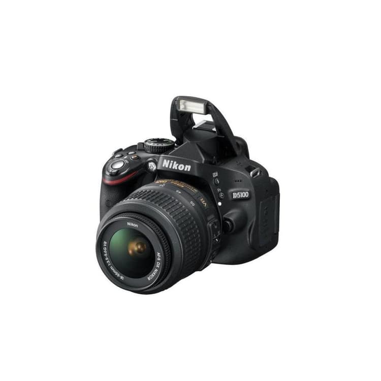 SLR D5100 - Black + Nikon DX AF-S 55-200mm f/4-5.6G ED VR f/4-5.6