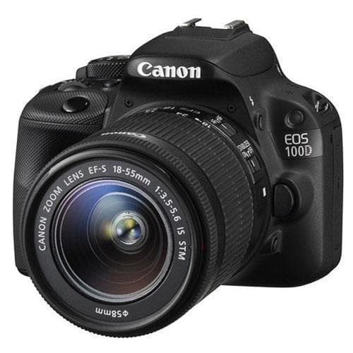 EOS 100D SLR - Schwarz + Canon EF-S 10-18mm 1:4,5-5,6 IS STM · Hauptbild