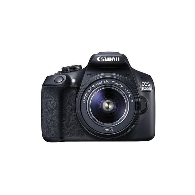 EOS 1300D SLR - Nero + Canon EF-S 18-55mm f/3.5-5.6 DC III f/3.5-5.6  · immagine principale