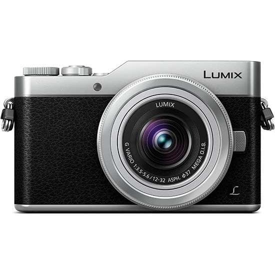 Lumix DC-GX800 – Schwarz/Silber + Panasonic Lumix G Vario HD 12-32 mm f/3,5-5,6 MEGA OIS f/3,5-5,6 · Hauptbild