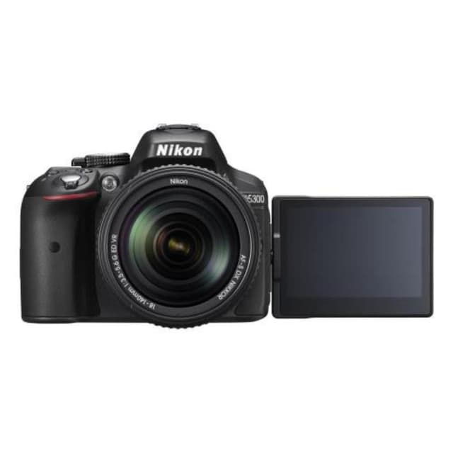 SLR D5300 - Nero + Nikon AF-S DX Nikkor 18-105mm f/3.5-5.6G ED VR f/3.5-5.6  · immagine principale