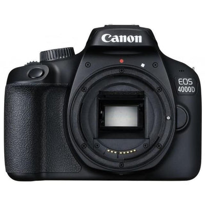 EOS 4000D SLR - Black + Canon Canon Zoom Lens EF-S 18-55 mm f/3.5-5.6 III + Zoom Lens EF 75-300 mm f/4-5.6 III f/3.5-5.6 + f/4-5.6 