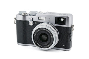 Fujifilm X100T - Fotocamera compatta da 16,3 MP (sensore X-Trans CMOS II, processore EXR II, schermo da 3", video Full HD, WiFi, lunghezza focale fissa 23 mm f/2), Nero