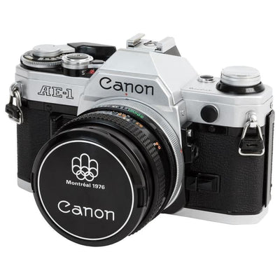 Canon AE-1 SLR - Nero/Grigio + Canon FD 50mm f/1.8 f/1.8