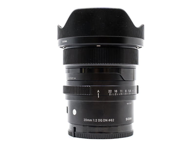 Sigma 20mm F/1.4 DG DN ART – Sony FE Anschluss