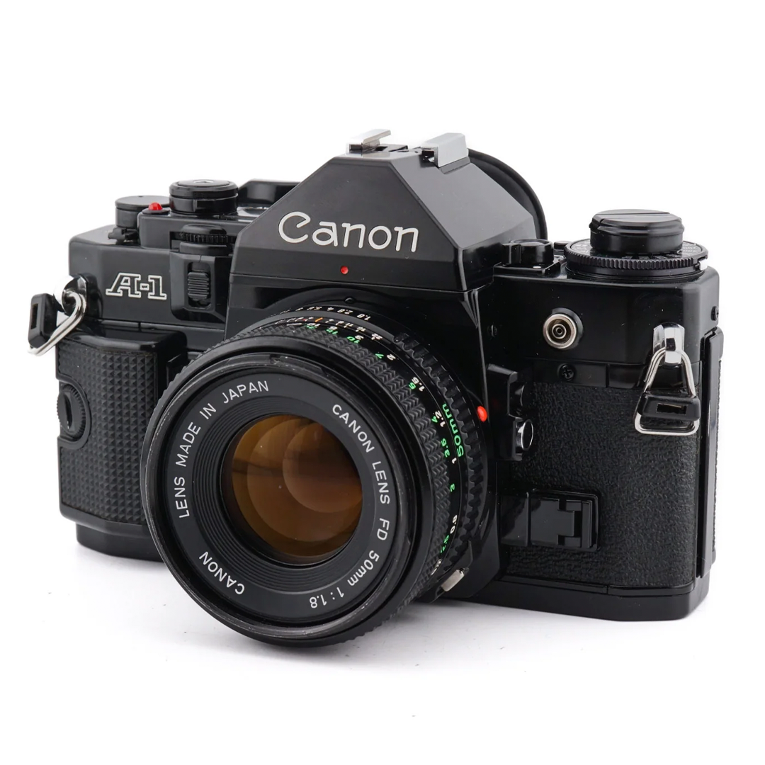 Fotocamera reflex Canon A-1 + 50mm FD 1.8 - 35mm