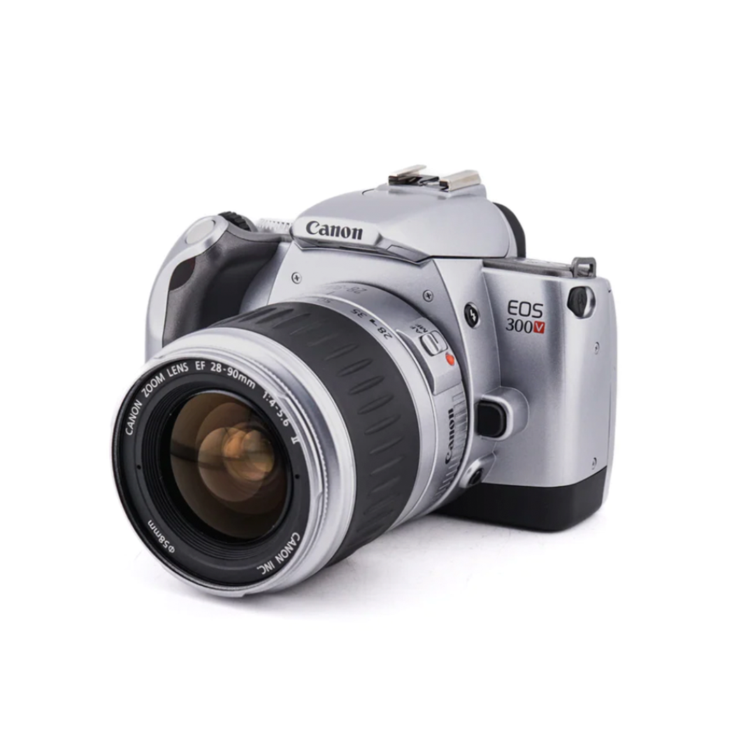 Canon EOS 300V + 28-90mm f4-5.6 II - Vintage Analog Spiegelreflexkamera SLR · Hauptbild