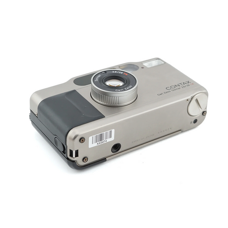 Contax T2 Argento Carl Zeizz Sonar 2.8 - Fotocamera a pellicola 35 mm Menta