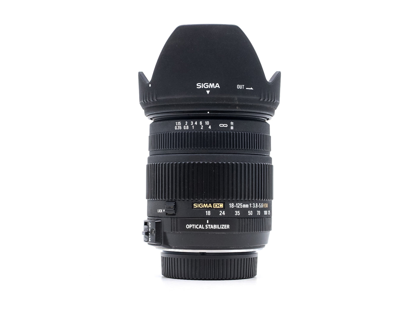 Sigma 18-125mm f/3.8-5.6 DC OS HSM - Compatibile con Nikon · main image
