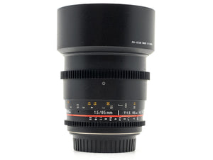 Walimex Pro 85mm T1.5 - Canon EF Fit