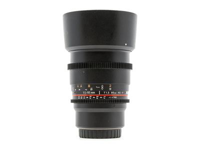 Rokinon 85mm T1.5 AS IF UMC - Adattamento Micro Quattro Terzi