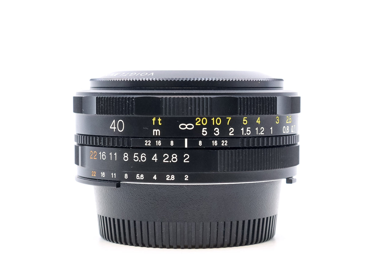 Voigtlander Ultron 40mm f/2 SL II - Nikon Fit 