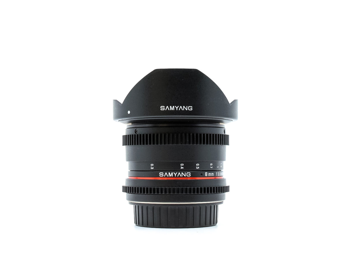 Samyang 8mm T3.8 VDSLR UMC Fisheye CS II - Canon EF fit