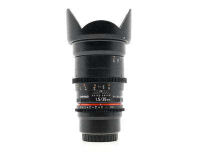 Samyang 35mm T1.5 Cine AS UMC II - Compatibile con Micro Quattro Terzi 