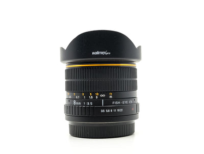 Walimex Pro 8mm f/3.5 CS Fisheye - Sony A Fit 