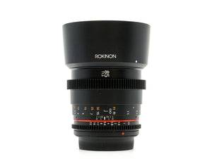 Rokinon 85mm T1.5 DSX Cine - Canon EF Fit