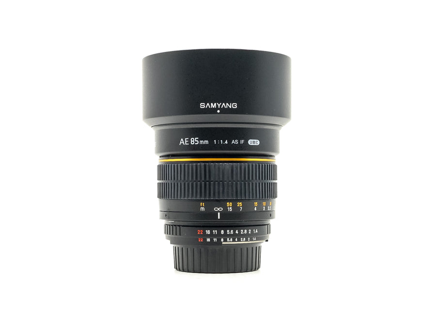 SAMYANG · Samyang 85mm f/1.4 AS IF UMC (AE) - Nikon Fit 