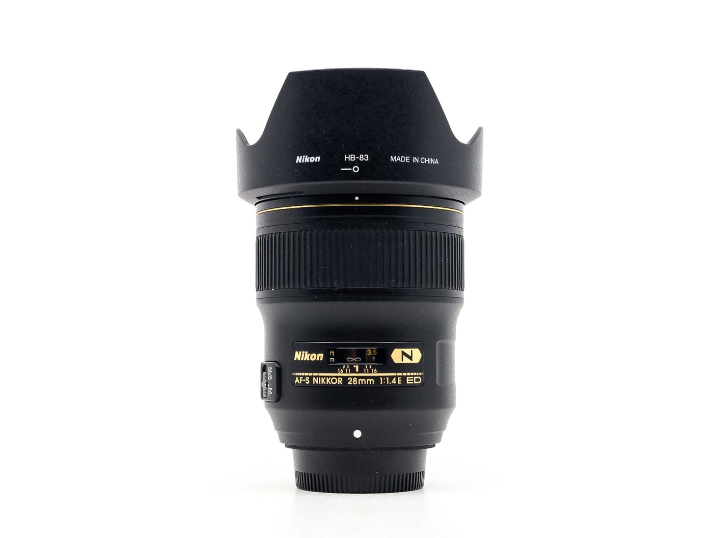 Obiettivo Nikon AF-S Nikkor 28mm f/1.4E ED · immagine principale
