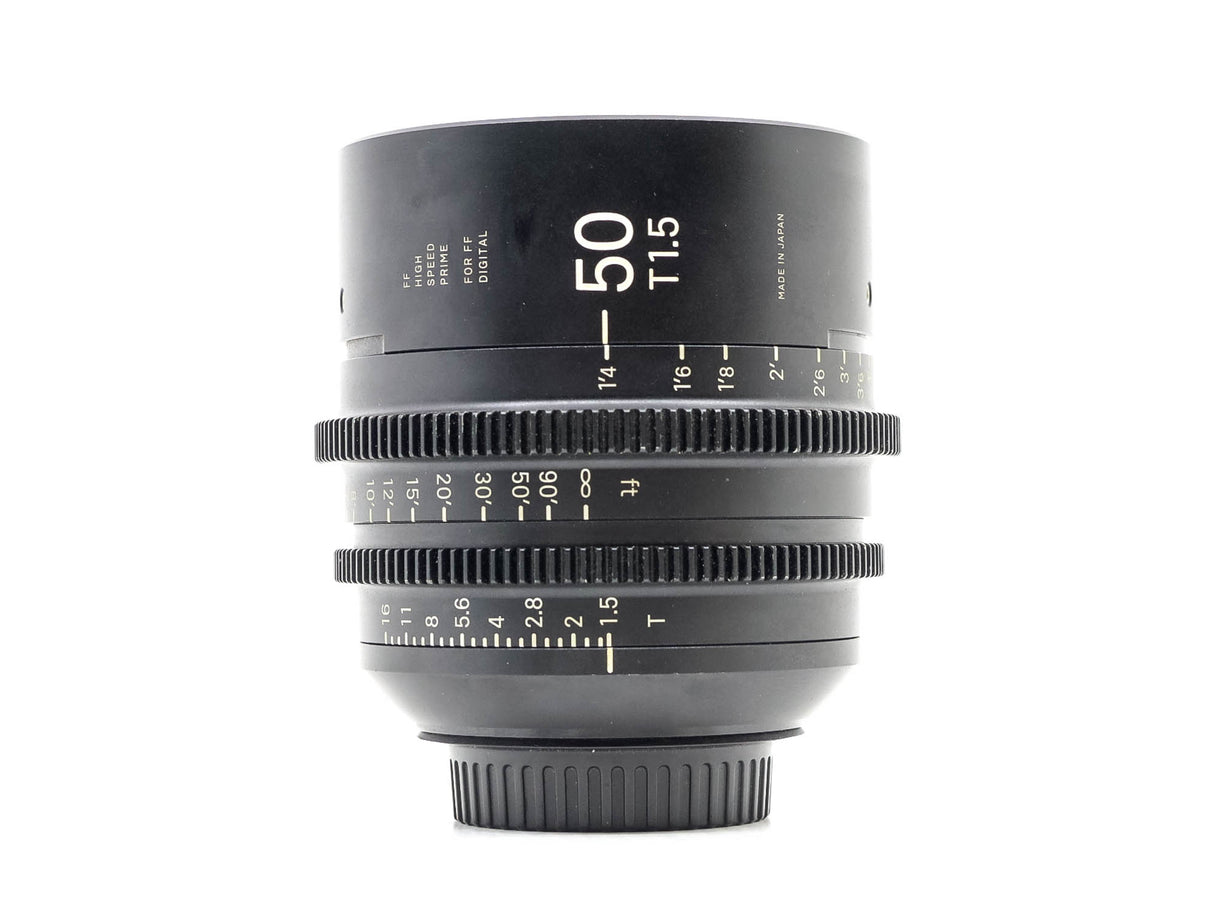 Sigma 50mm T1.5 FF - Canon EF fit