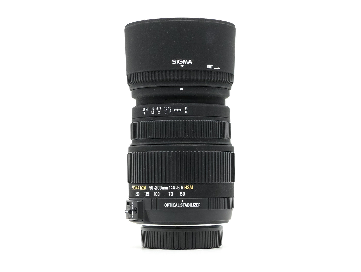 Sigma 50-200mm f/4-5.6 DC OS HSM - Compatibile con Nikon · main image