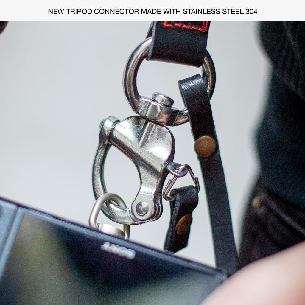 Berlin #703 - Tanned dual leather camera strap