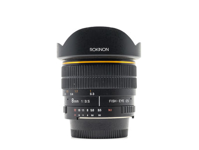 Rokinon 8mm f/3.5 UMC CS II - Compatibile con Nikon