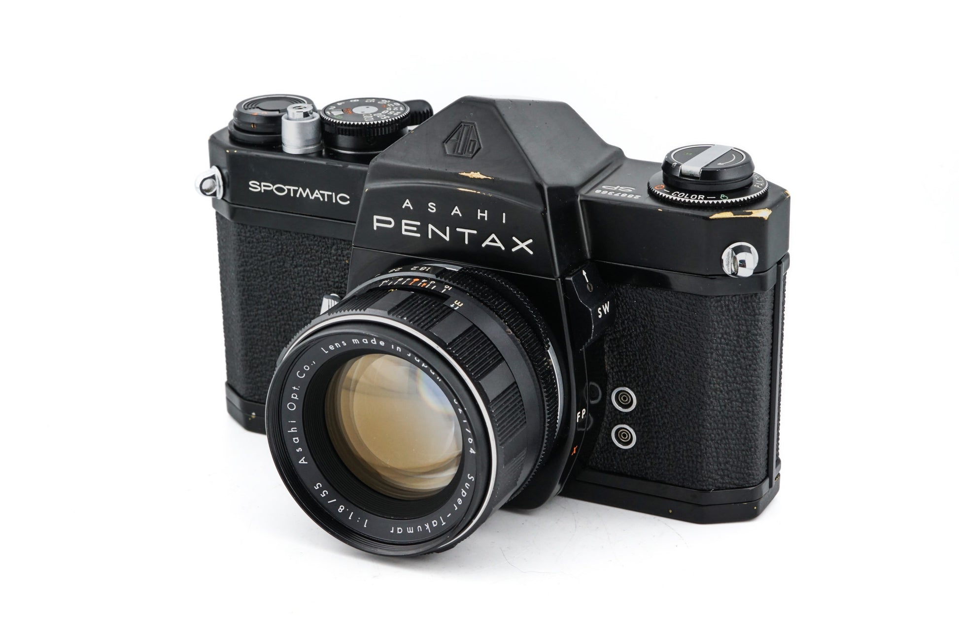 アサヒペンタックス SP SPOTMATIC／TAKUMAR 55mm f1.8 Pentax Spotmatic SP+ 55mm f1.8 Super-Takumar – Camera Market