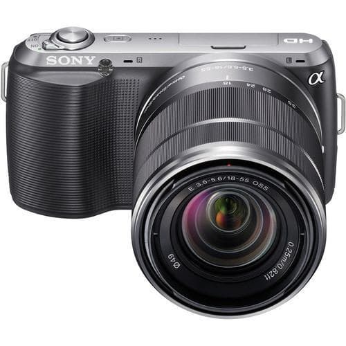 Alpha NEX-C3 - Nero/Argento + Sony E 18-55mm f/3.5-5.6 OSS f/3.5-5.6  · immagine principale