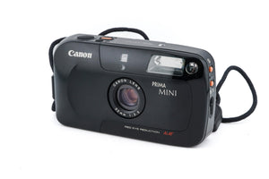 Canon Prima Mini - Fotocamera analogica vintage 35 mm (ricondizionata) nera