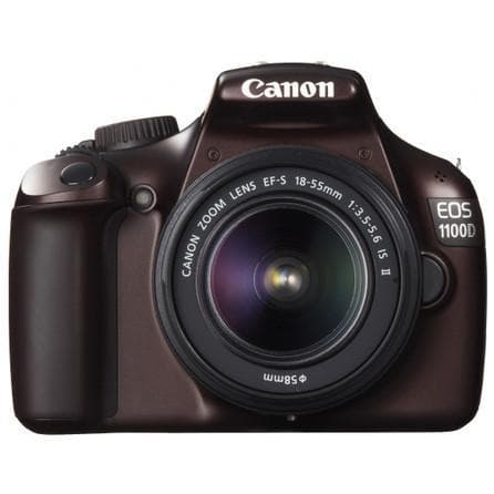 EOS 1100D SLR - Brown + Canon Zoom Lens EF-S 18-55mm f/3.5-5.6 IS II f/3.5-5.6  · main image