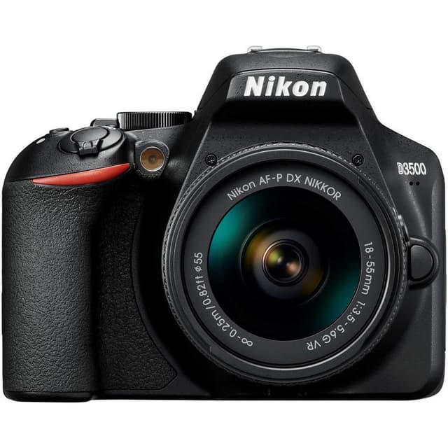 SLR D3500 - Nero + Nikon AF-P DX Nikkor 18-55mm f/3.5-5.6G VR f/3.5-5.6  · immagine principale