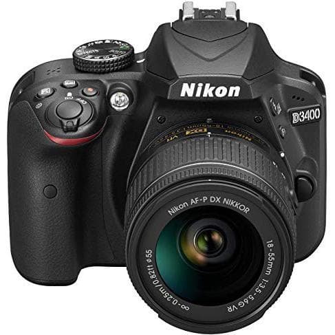 SLR D3400 - Nero + Nikon Nikon AF-P DX Nikkor 18-55 mm f/3.5-5.6G VR  · immagine principale
