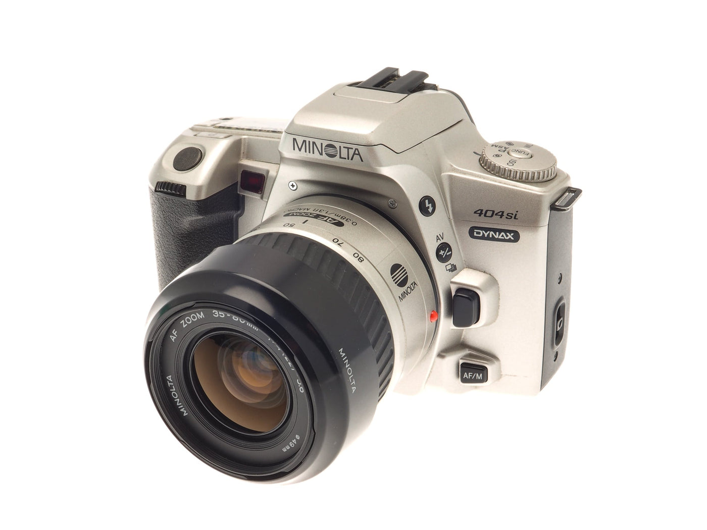 Minolta Dynax 404si + 35-80mm f4-5.6 Power Zoom AF · immagine principale