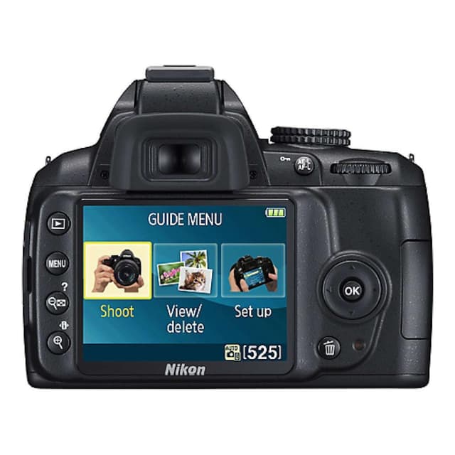 SLR D3000 - Nero + Nikon Nikon AF-S DX Nikkor 18-55 mm f/3.5-5.6G II f/3.5-5.6  · immagine principale