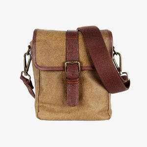 Berlin Olive Green Waxed Canvas Camera Bag